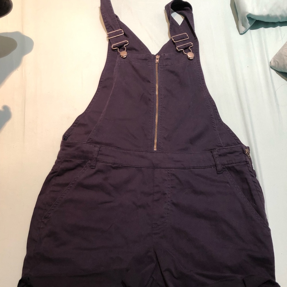 Urban Outfitters BDG Navy Overalls Shorts